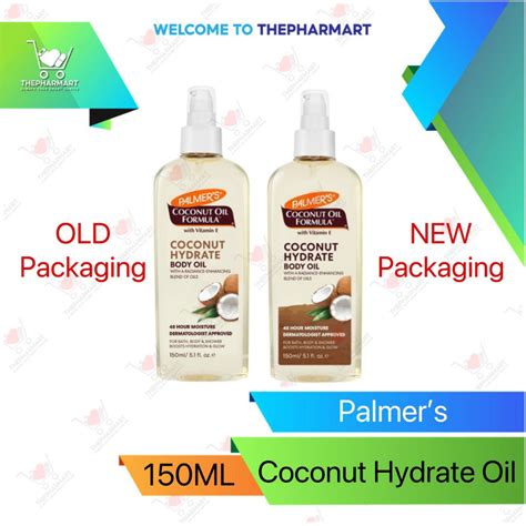 Palmer's Coconut Oil Formula Hydrate Replenish Body Oil (150ml ...