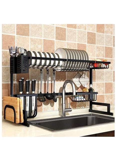 Dubai Gallery Dish Drying Rack Over Sink, Drainer Shelf For Kitchen ...