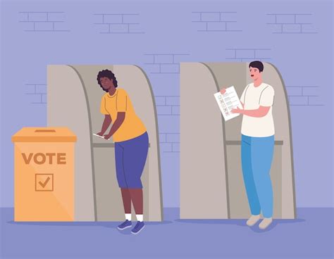 Voting Booth Cartoon 的图像结果