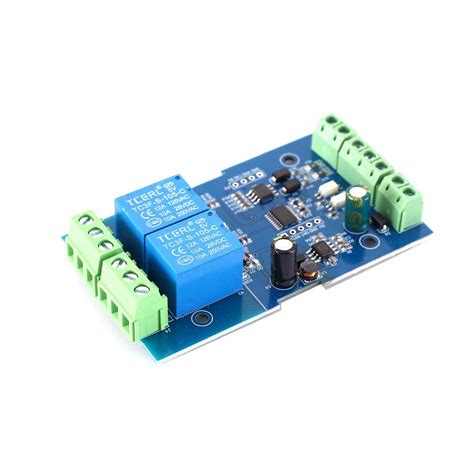 Buy RS485 TTL Controller 2Bit Modbus-RTU Switch Dual Modbus Relay ...