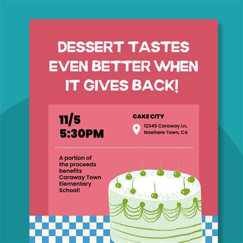 Free Restaurant Fundraiser Flyer Templates for Your Next Event - Asha ...