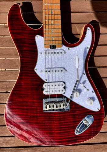 Aria Pro II 714-MK2 Electric Guitar - Ruby Red Flame India | Ubuy