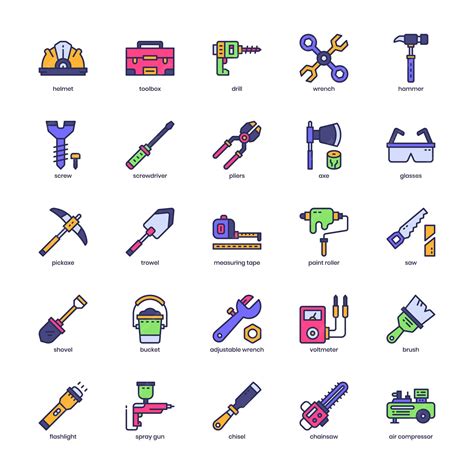 Premium Vector | Mechanic tool icon pack