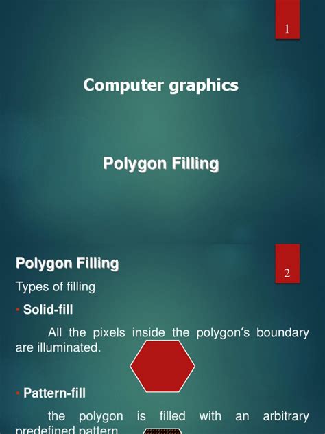Polygon Filling Algorithm 的图像结果