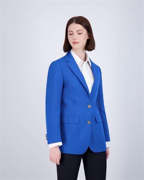 Neil Allyn Women's Royal Blue Blazer Jacket