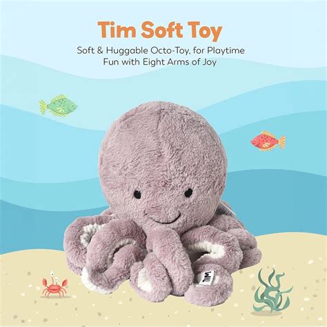 Octopus Soft Toys - Sea World Tim Stuffed Soft Toy Octopus - Mi Arcus