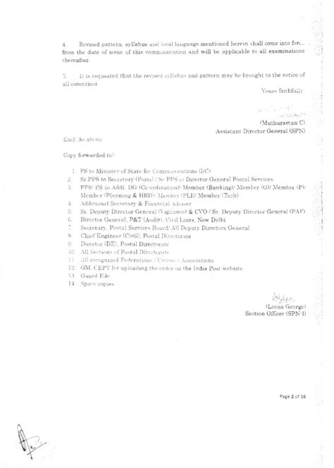 LDCE from Postman/Mail Guard, Despatch rider and MTS to the Cadre of PA ...