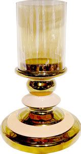 Lemon Tree Tealight Candle Stand with Glass Chimney Ceramic Candle ...