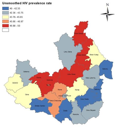 Bayesian Spatial Modelling of HIV Prevalence in Jimma Zone, Ethiopia