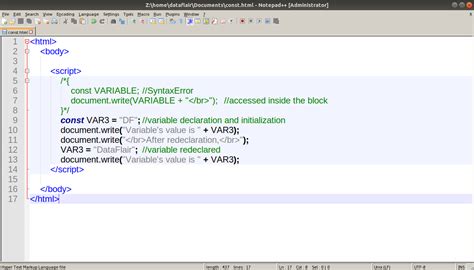 Declare Variable JavaScript 的图像结果