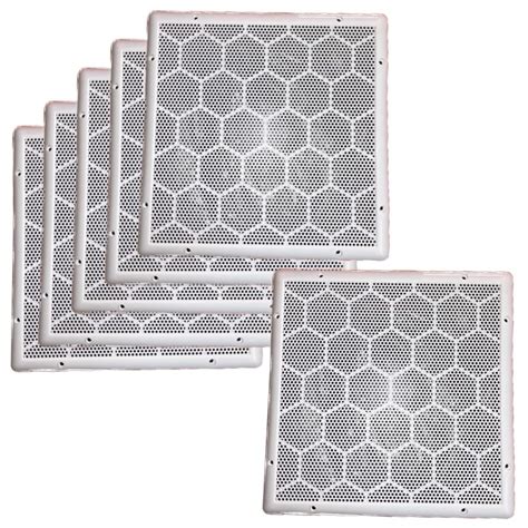 MEI White Square Exhaust Fan/Chimney Covers Vent Pipe Cover Mosquito ...