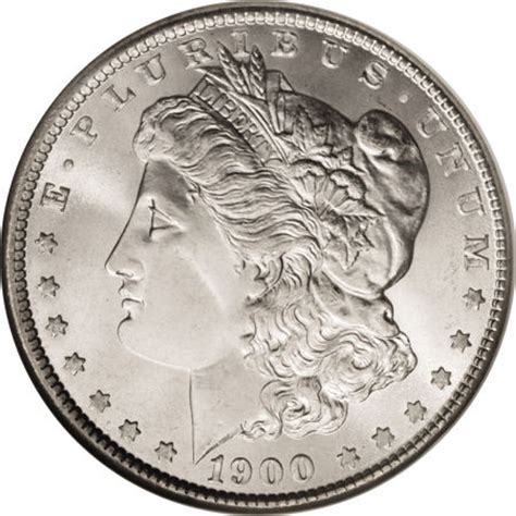 1900 Morgan Silver Dollar (Extremely Fine to Almost Uncirculated ...