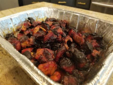 Smoked Pork Shoulder Burnt Ends Recipe - Flaming Rooster BBQ