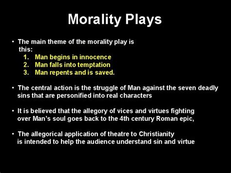 The Morality Plays 的图像结果