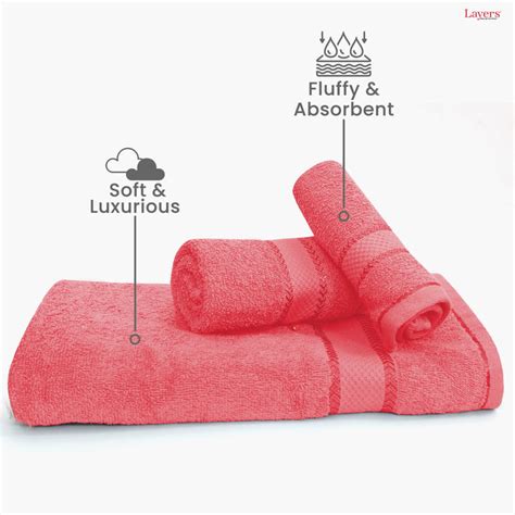 Buy LAYERS Everfresh Set of 3 Cotton Towels from Layers at just INR 1299.0