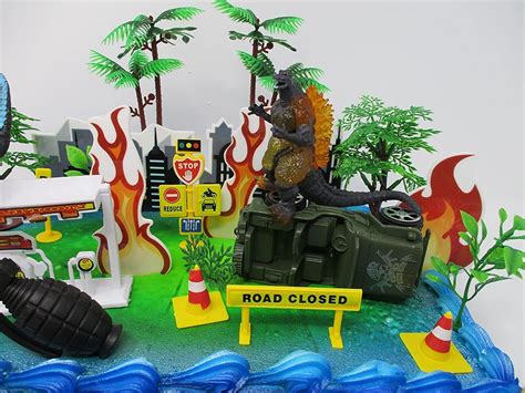 Buy Godzilla Monsters Cake Topper Includes 5 Random Godzilla Figures ...