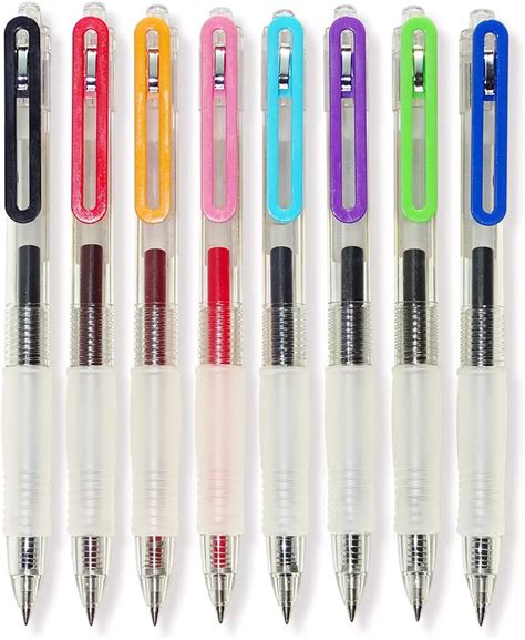 Buy COLNK Retractable Liquid Colored Gel Pen, Fast-dry Journaling ...