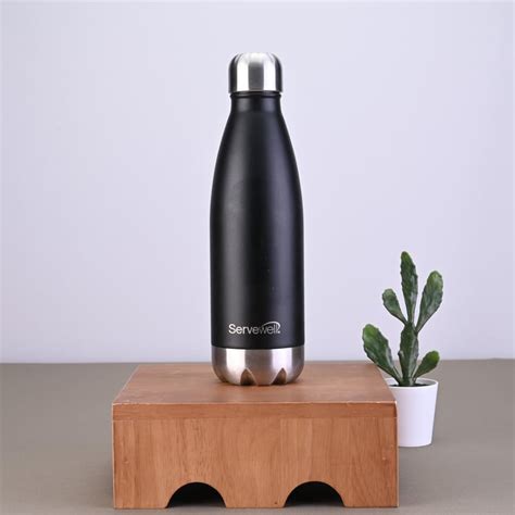 Buy SERVEWELL Hydration Stainless Steel Water Bottle - 750ml from ...