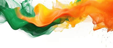 Independence day concept cover background with waving flag in ...