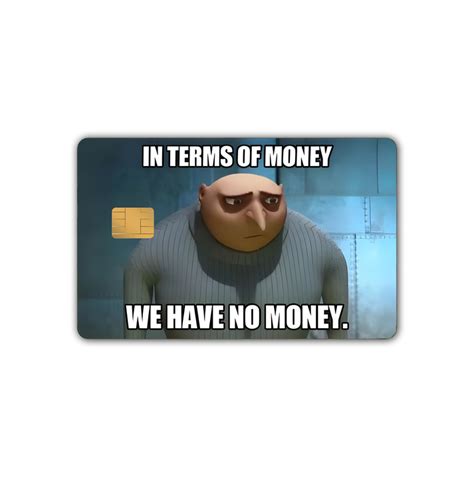 No Money Meme - Card Skin – Cosmos Layers
