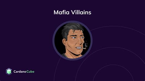 Mafia Villains (NFT) on the Cardano Blockchain | Prices, Charts, Teams ...