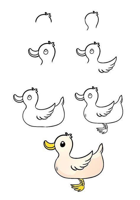 Image result for Simple Duck Drawing