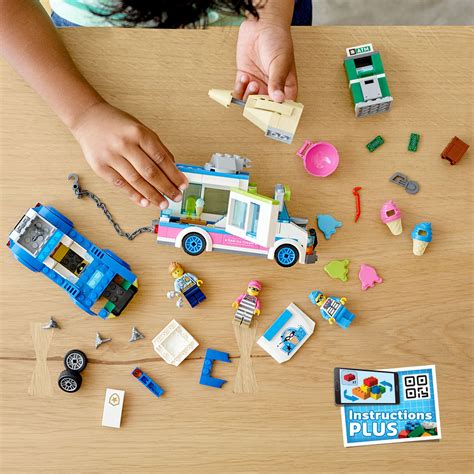 LEGO City Ice Cream Truck Police Chase Van, 60314 | Ubuy India