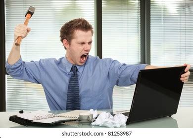 Image result for Angry Guy Destroy Computer