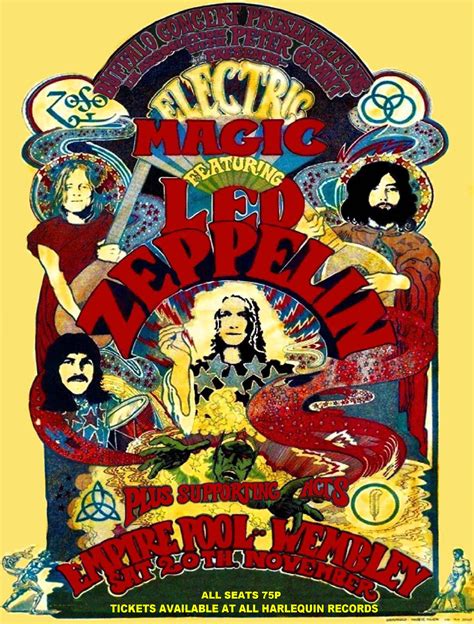 Led Zeppelin Band Poster - Modern Poster Layouts
