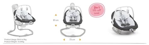 Joie Serina Swivel 6 speeds Swings (Birth to 9kg) : Amazon.in: Baby ...