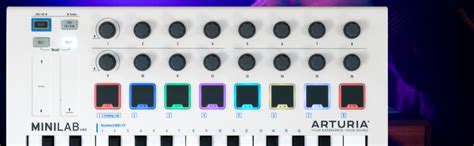 Arturia MiniLab MKII 25 Slim-key Portable USB Midi Controller (Deep ...