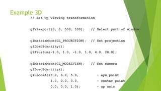 Image result for OpenGL Sample Code