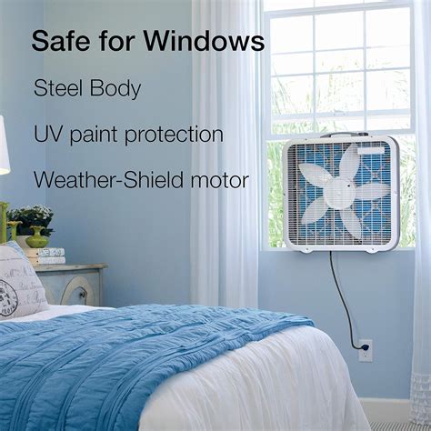 Buy Lasko FF305 Air Flex 2-in-1 20-inch Box Fan and Air Purifier in One ...