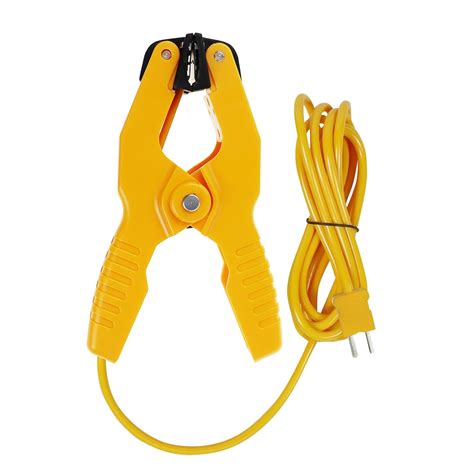 Temperature Clamp HVAC K-Type Thermocouple Thermometer Lead Probe Pipe ...