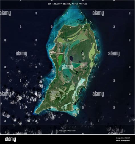 San Salvador Island in the North Atlantic Ocean, belonging to Bahamas ...