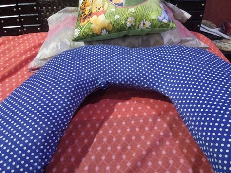 MomToBe C Shaped Pregnancy Pillow with 100% Cotton Stretch Detachable ...