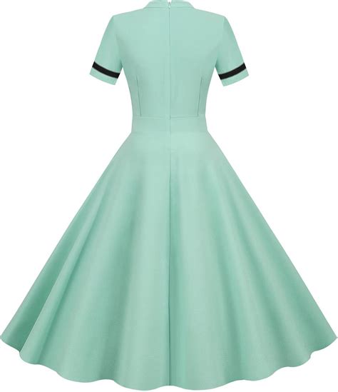 Buy Women's 1950s Vintage Tea Dress Floral Spring Garden Retro Swing ...