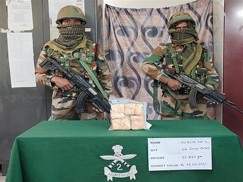 Mizoram: Assam Rifles recover heroin worth Rs 11 crore, 2 Myanmar ...