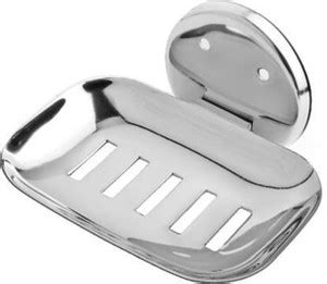 Prestige Premium Stainless Steel Oval Soap Dish Soap Holder Pack Of 1 ...
