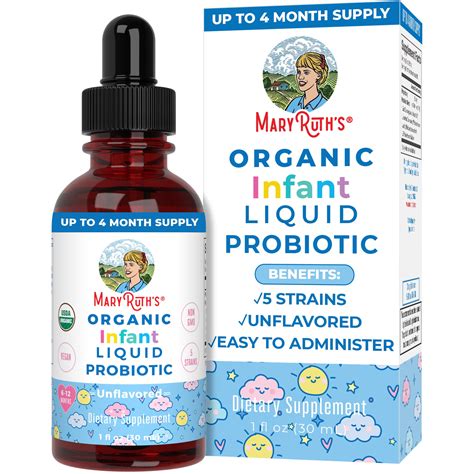Organic Infant Liquid Probiotic – MaryRuth Organics
