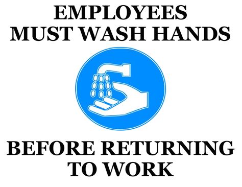 Free Printable Classroom Washing Hands Signs