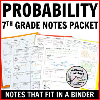 Image result for 7th Grade Probability Notes