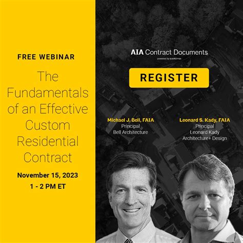 The Fundamentals of an Effective Custom Residential Contract | AIA ...