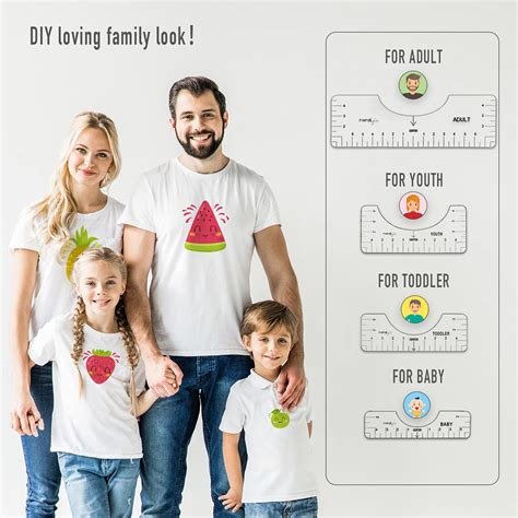 Buy FINFINLIFE, Tshirt Ruler-9Pcs, Tshirt Ruler Guide for Vinyl, Shirt ...