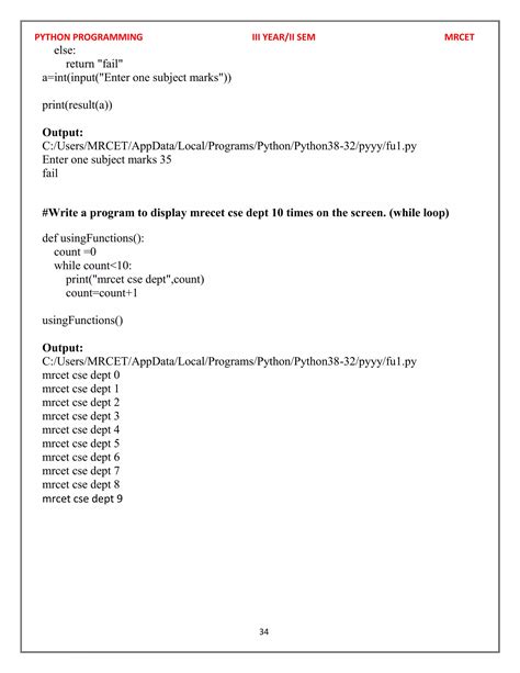 Image result for Python Program Notes.pdf