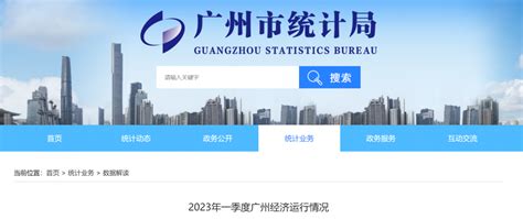 2023年一季度广州市GDP6963.92亿元，同比增长1.8%_广州GDP_聚汇数据