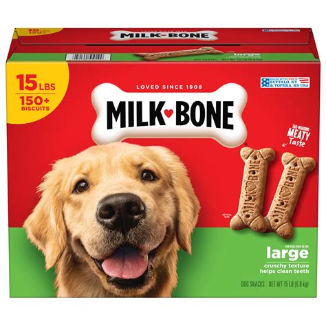 Milk-Bone Original Large Size Dog Biscuits Treats, 15-Pound - Walmart.com