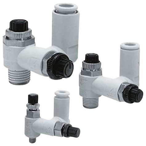 ASD430F-02-08S SMC | SMC ASD Series Threaded Speed Controller, R 1/4 ...