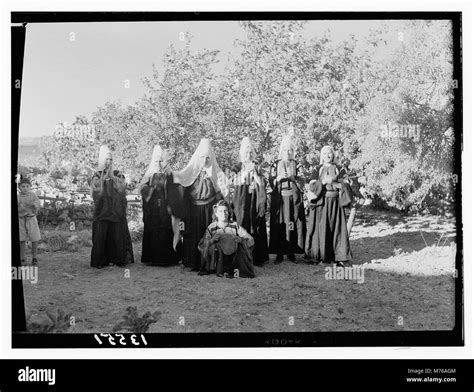 Palestinian women dancing traditionally, Bethlehem c. 1936