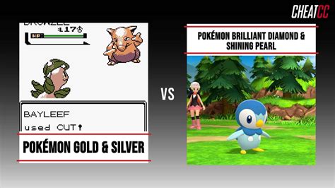 Pokémon Gold & Silver vs. Pokémon Brilliant Diamond & Shining Pearl ...